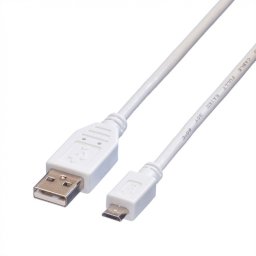 Cablu USB 2.0 la micro USB-B, 0.15m, Value 11.99.8751*
