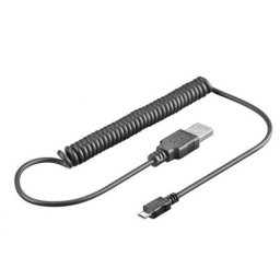 Cablu USB 2.0 la micro USB-B, 0.5m spiralat, KU2M1FKR