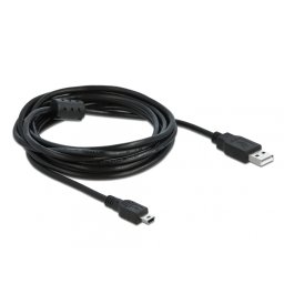 Cablu USB 2.0 la mini USB 3m, Delock 82311