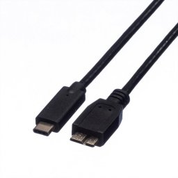 Cablu USB tip C la micro USB 3.1-B 1m, Roline 11.02.9006*