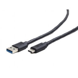 Cablu USB 3.0 tip A la tip C 1.8m T-T Negru, Gembird CCP-USB3-AMCM-6