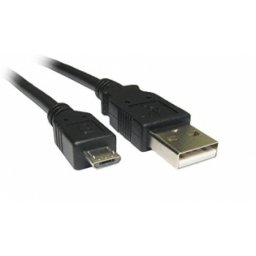 Cablu de date micro USB-B la USB T-T 1m negru, Spacer SPDC-mUSB