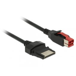 Cablu PoweredUSB 24 V la 8 pini 2m pentru POS/terminale, Delock 85478