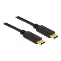 Cablu USB 2.0 Tip C la tip C T-T 0.5m 5A E-Marker, Delock 83043