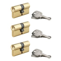 Set 3 cilindri 30 x 30 mm, standard, STD, 9 chei, THIRARD
