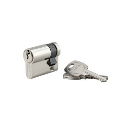 Semi-cilindru 30 x 10 mm, nichelat, STD, 3 chei