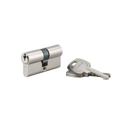 Cilindru 30 x 30 mm, standard, cama UNI (redusa), nichelat, STD, 3 chei
