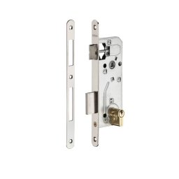 Broasca usa intrare, ingropata, 40 x 90 mm, include cilindru profil european cu 3 chei, zincat - potrivita pt. usa lemn, THIRARD