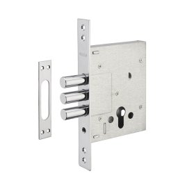 Broasca usa intrare, ingropata, ax 60 mm, pt. cilindru profil european, zincat - potrivita pt. usa metalica