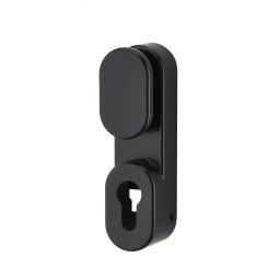 Broasca antipanica D-CROSS, 1 punct lateral, reversibila, lacuita negru