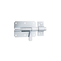Zavor usa sau poarta, aplicat, bolt rotund 14 mm, zincat, THIRARD