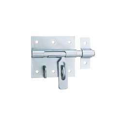 Zavor usa sau poarta, aplicat, blocare lacat, bolt rotund, 10 mm, zincat, THIRARD