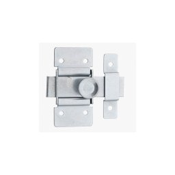 Zavor usa mobilier, aplicat, 40 mm, cu bolt plat, zincat, THIRARD