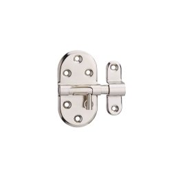 Zavor usa mobilier, aplicat, bolt rotund 9 mm, nichelat, THIRARD