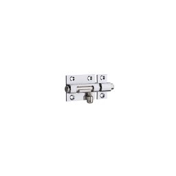 Zavor usa mobilier, aplicat, 40 mm, bolt rotund 8 mm, alama cromata, THIRARD