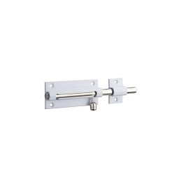 Zavor usa mobilier, aplicat, 70 mm, bolt rotund 8 mm, alama, alb lacuit, THIRARD