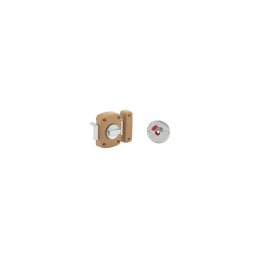 incuietoare WC ALOUETTE, usi 50 mm, epoxy bronz, THIRARD
