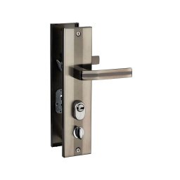 Manere usi metalice, CLASSIC, placi drepte, blocare stanga
