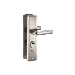 Manere usi metalice, OPTIMUM, placi drepte, blocare stanga