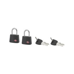 Set 2 lacate bagaje TSA, cu cheie, 25 mm, THIRARD