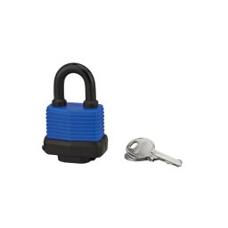 Lacat de exterior, cu cheie, SLICE, 40 mm, diverse culori, THIRARD