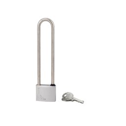 Lacat de exterior, cu cheie, TYPE 1, 40 mm, toarta inalta, cromat, THIRARD