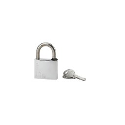 Lacat de exterior, cu cheie, TYPE 1, 45 mm, cromat, THIRARD