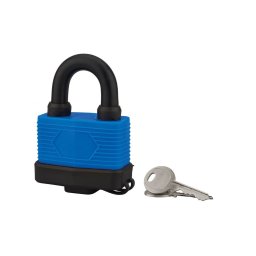 Lacat de santier, cu cheie, SLICE, 65 mm, protectie PVC, THIRARD