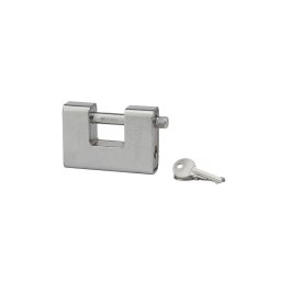 Lacat de santier, cu cheie, LAND BLINDAT, 90 mm