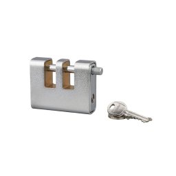 Lacat de santier, cu cheie, LAND BLINDAT, 90 mm, dublu toarta