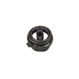 Antifurt bicicleta, cu cifru, TWISTY, 10 mm, 180 cm, THIRARD