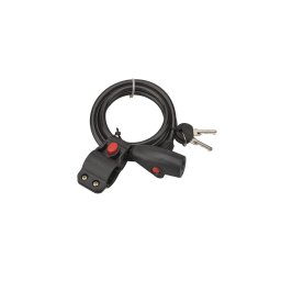 Antifurt bicicleta, cu cheie, TWISTY, 8 mm, 150 cm, THIRARD