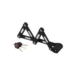 Antifurt bicicleta pliabil, ZEBRA, cu cheie, THIRARD