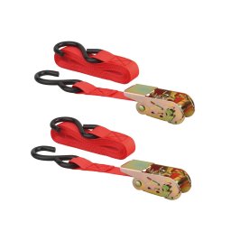 Set 2 chingi cu clichet si carlig, 25 mm x 4,50 m, THIRARD
