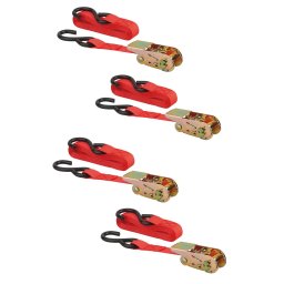 Set 4 chingi cu clichet si carlig, 25 mm x 4,50 m, THIRARD