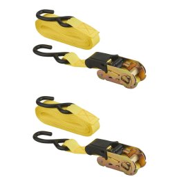 Set 2 chingi cu clichet si carlig, 25 mm x 5,00 m, THIRARD