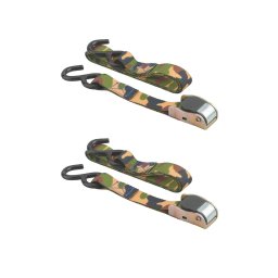 Set 2 chingi cu clichet si carlig, 25 mm x 2,00 m, THIRARD