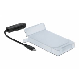 Adaptor USB 3.0-C la SATA III pentru HDD 2.5" cu carcasa protectie 15cm, Delock 64084