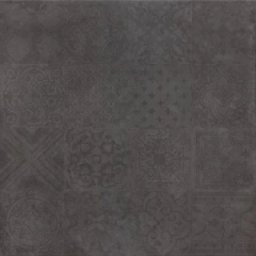 Decor Rectificat Abitare, Icon Black 60x60 cm -DAIB600600