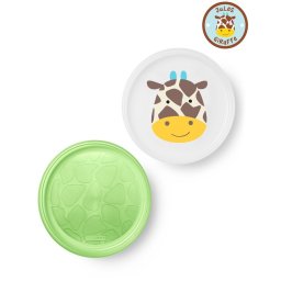 Set farfurii anti-alunecare - Girafa