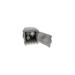 Stâlp de exterior cu prize și temporizator 2Z IP44 Ecolite XSTA-222GT