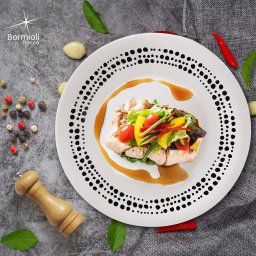 Set masa 18 piese opal Bormioli Chiaroscuro