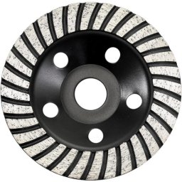 Disc diamantat slefuire uscata, turbo, beton, 125 mm/22.23 mm, Richmann Exclusive