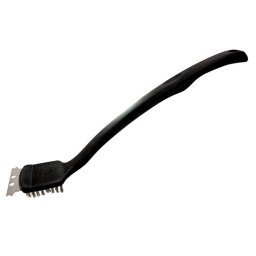 Perie pentru curatat gratar, grill, otel, maner plastic, 7x45 cm