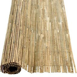 Gard/paravan din bambus natural, 5x1.5 m