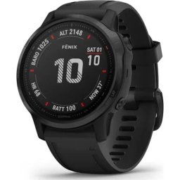 Ceas Smartwatch Garmin Fenix 6S Pro, 42 mm, HR, GPS, Black
