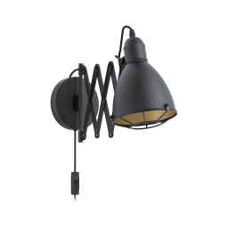 Eglo 43184 - Aplică perete TREBURLEY 1xE27/28W/230V