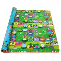 Covoras de joaca termic si interactiv cu doua fete Sea 180x180 cm