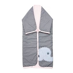 Paturica multifunctionala cu broderie Elefant Womar Zaffiro AN-OWZF-04EL