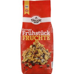 Mic dejun crocant cu fructe fara gluten bio 325g BauckHof